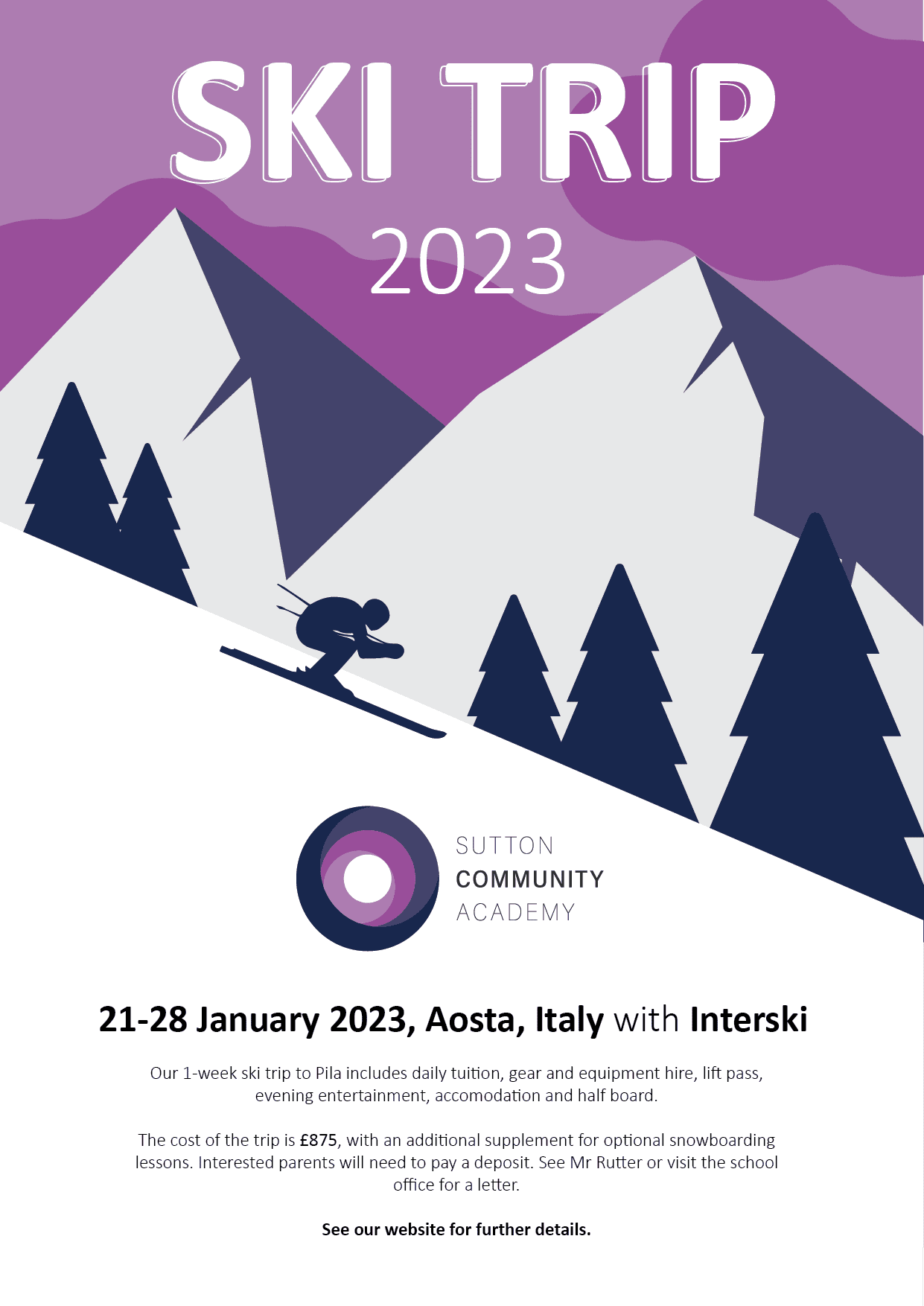 Ski Trip 2023 Poster 01
